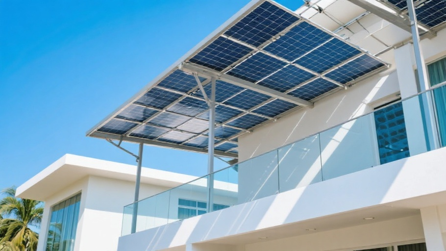 Thiết Kế BIPV Kết Hợp Mái Che Nắng